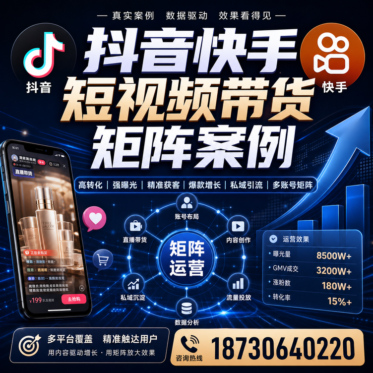 朝阳短视频带货团队多平台矩阵自动分发案例